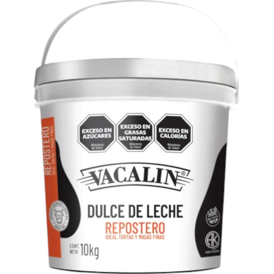 Dulce de leche Vacalin repostero x 10 kg balde